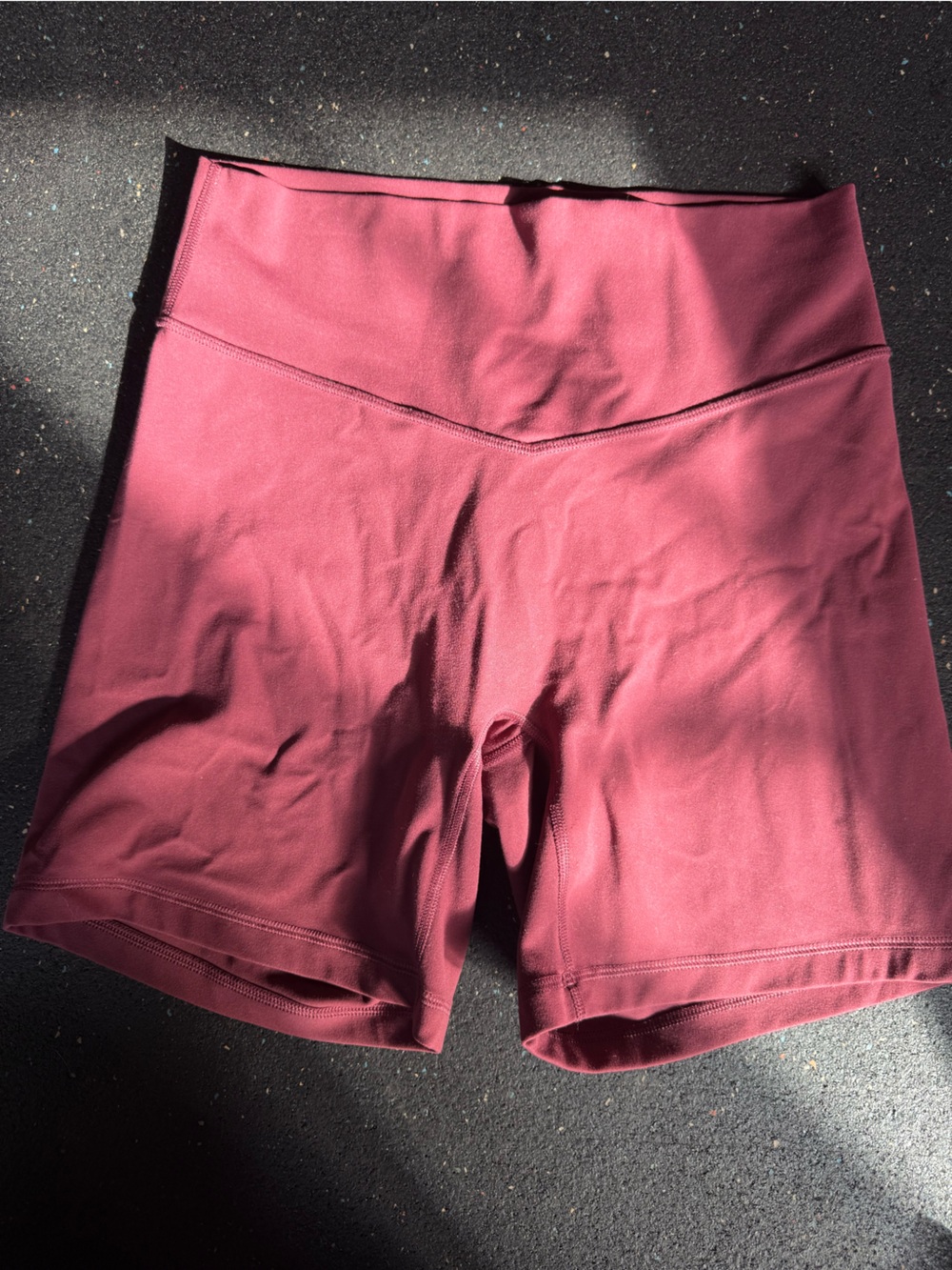 Mauve seamless biker shorts